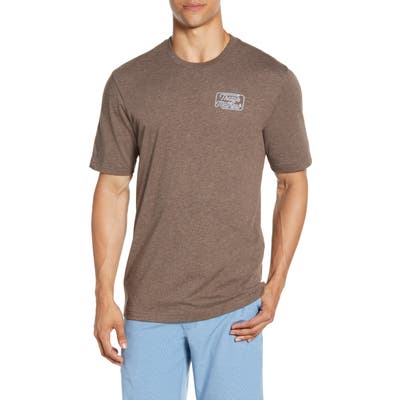 Travismathew Dollar Menu Regular Fit T-Shirt, Brown