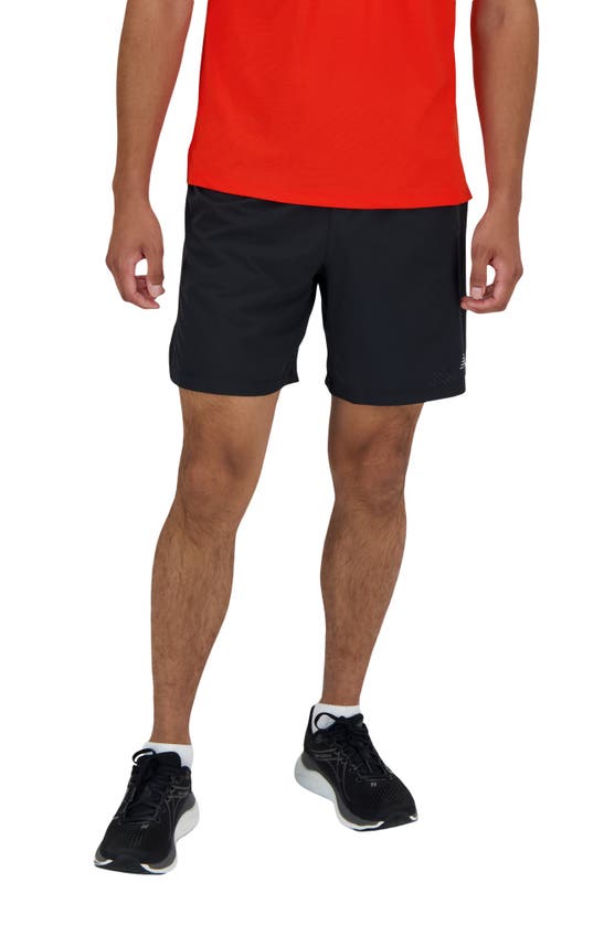 New Balance Rc 7-inch Seamless Running Shorts In Black