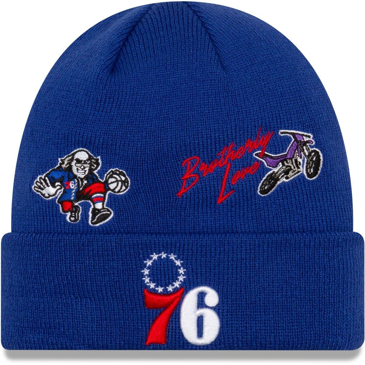 new era sixers beanie