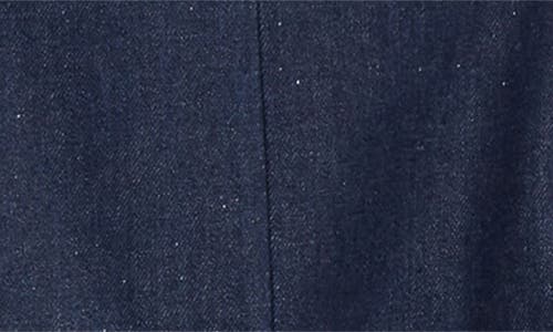 Jacquemus La Robe De-nîmes Spoglio Denim Gown In Navy