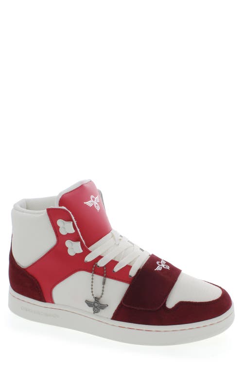 Creative Recreation Cesario High Top Sneaker in Vintage Crimson