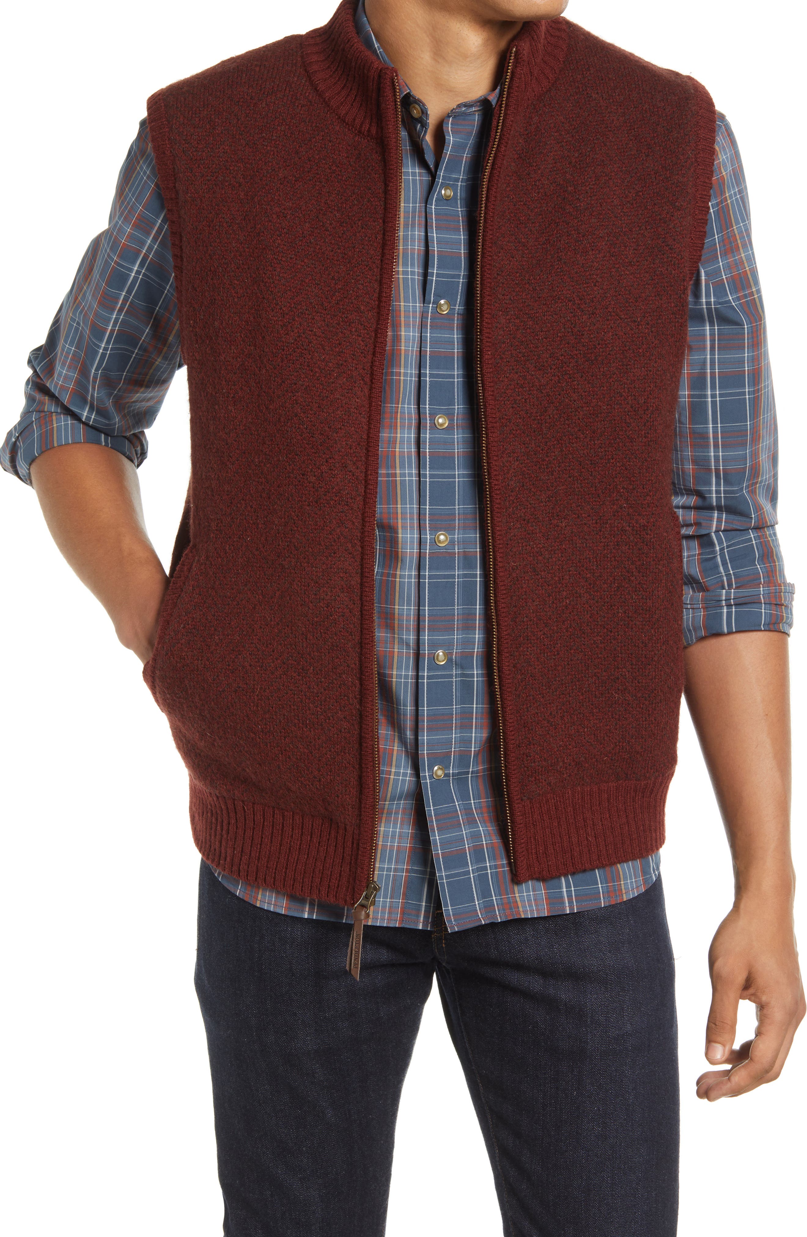 mens pendleton vest