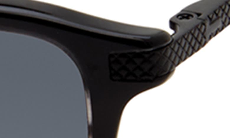 TED BAKER TED BAKER LONDON 55MM RECTANGLE POLARIZED SUNGLASSES
