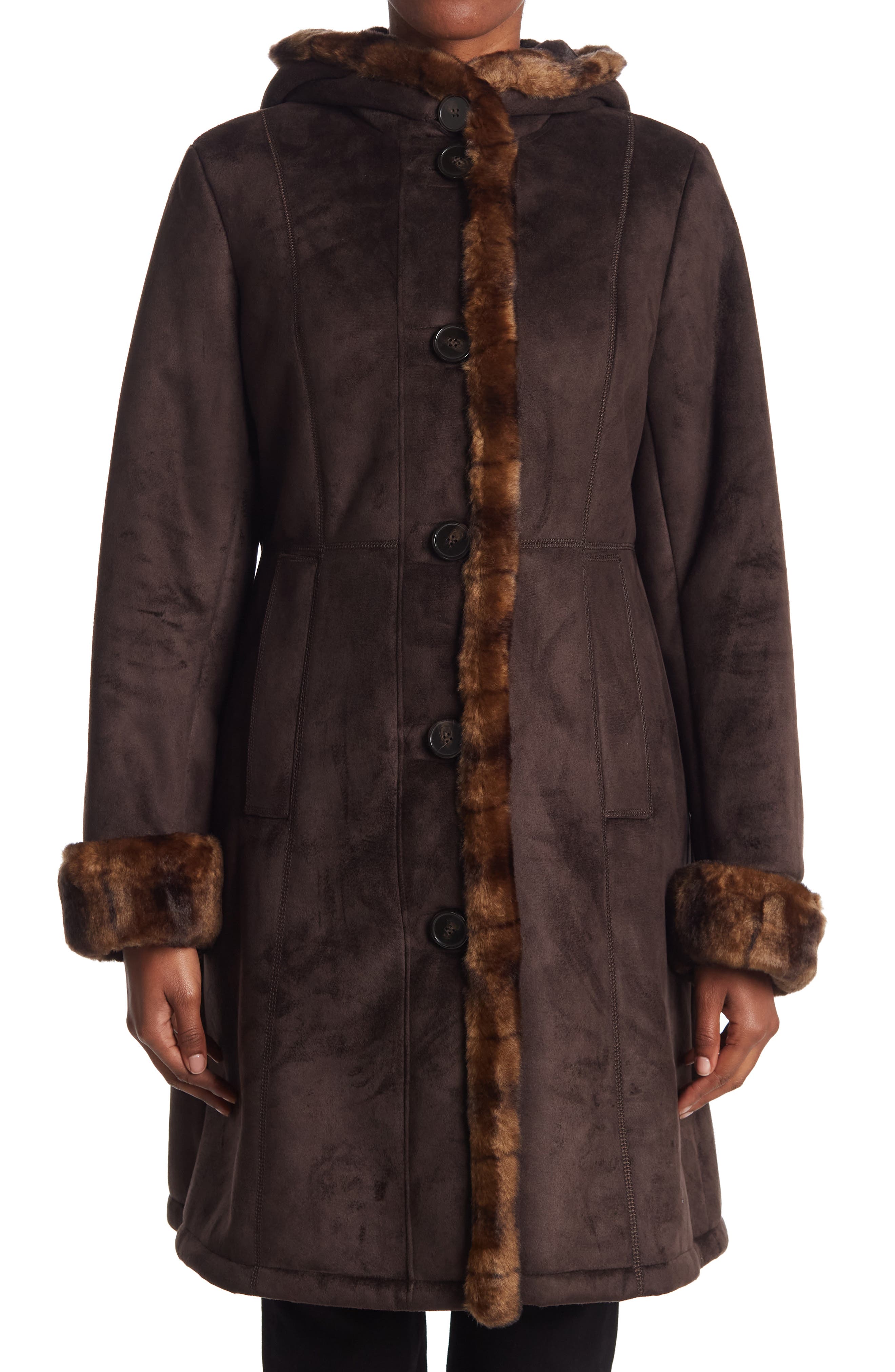 gallery suede coat