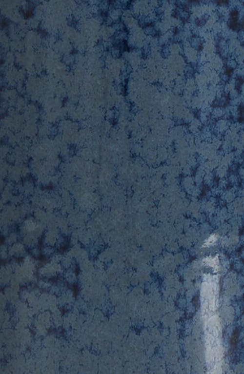 Vivian Lune Home Ceramic Vase In Dark Blue