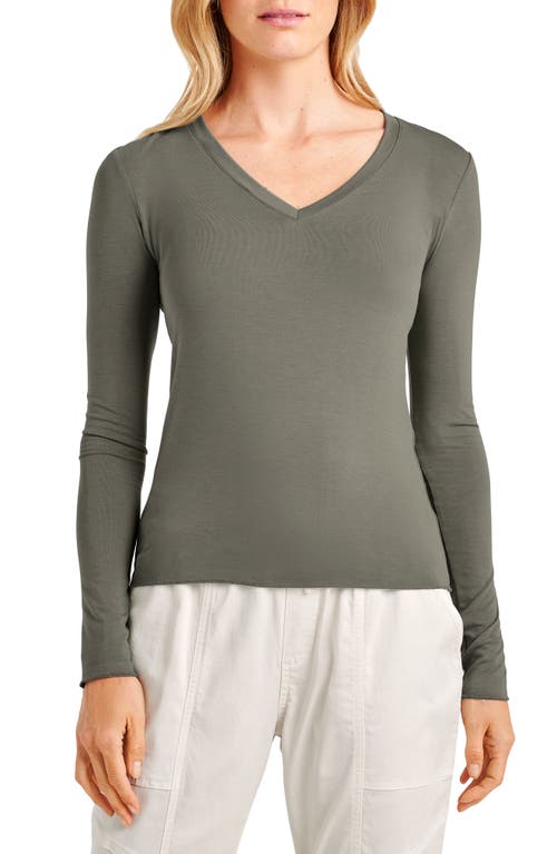 SPLENDID SPLENDID V-NECK LONG SLEEVE TEE