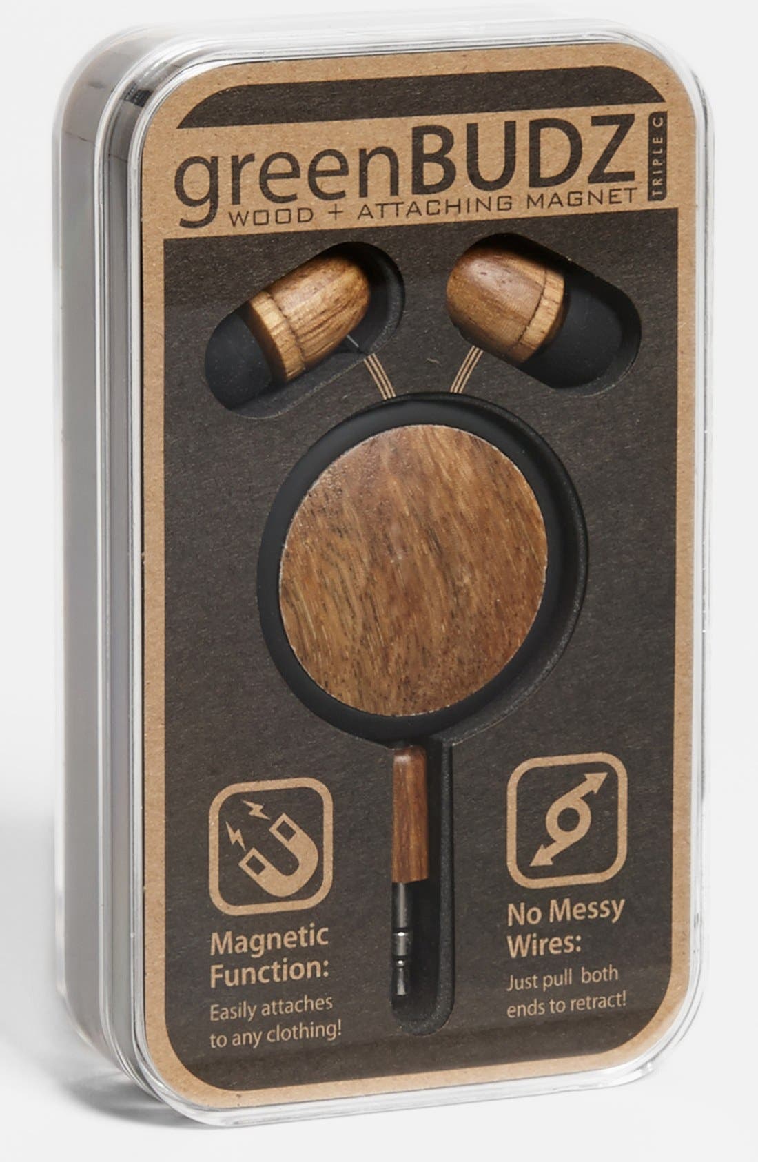 Triple C 'GreenBUDZ' Wooden Earbuds & Nordstrom