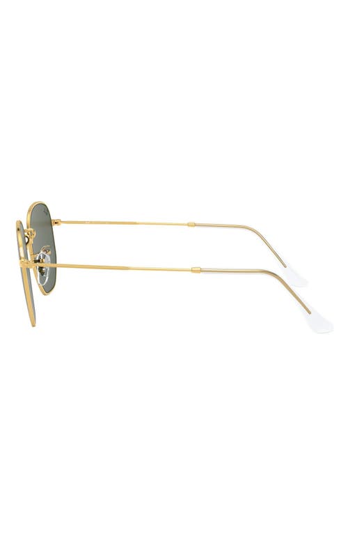 Ray Ban Ray-ban 54mm Round Optical Glasses In Legend Gold/green