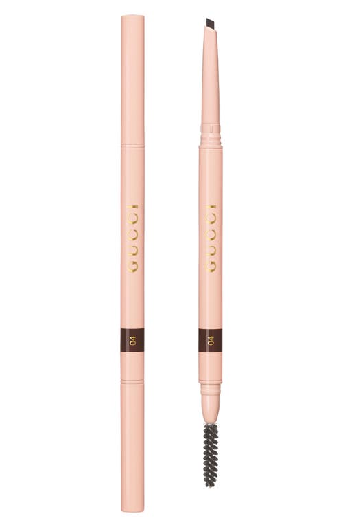 Gucci Stylo À Sourcils Waterpoof Eyebrow Pencil in 04 Brun at Nordstrom