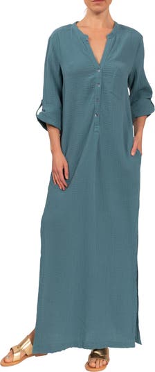 Everyday Ritual Tracey Cotton Caftan | Nordstrom