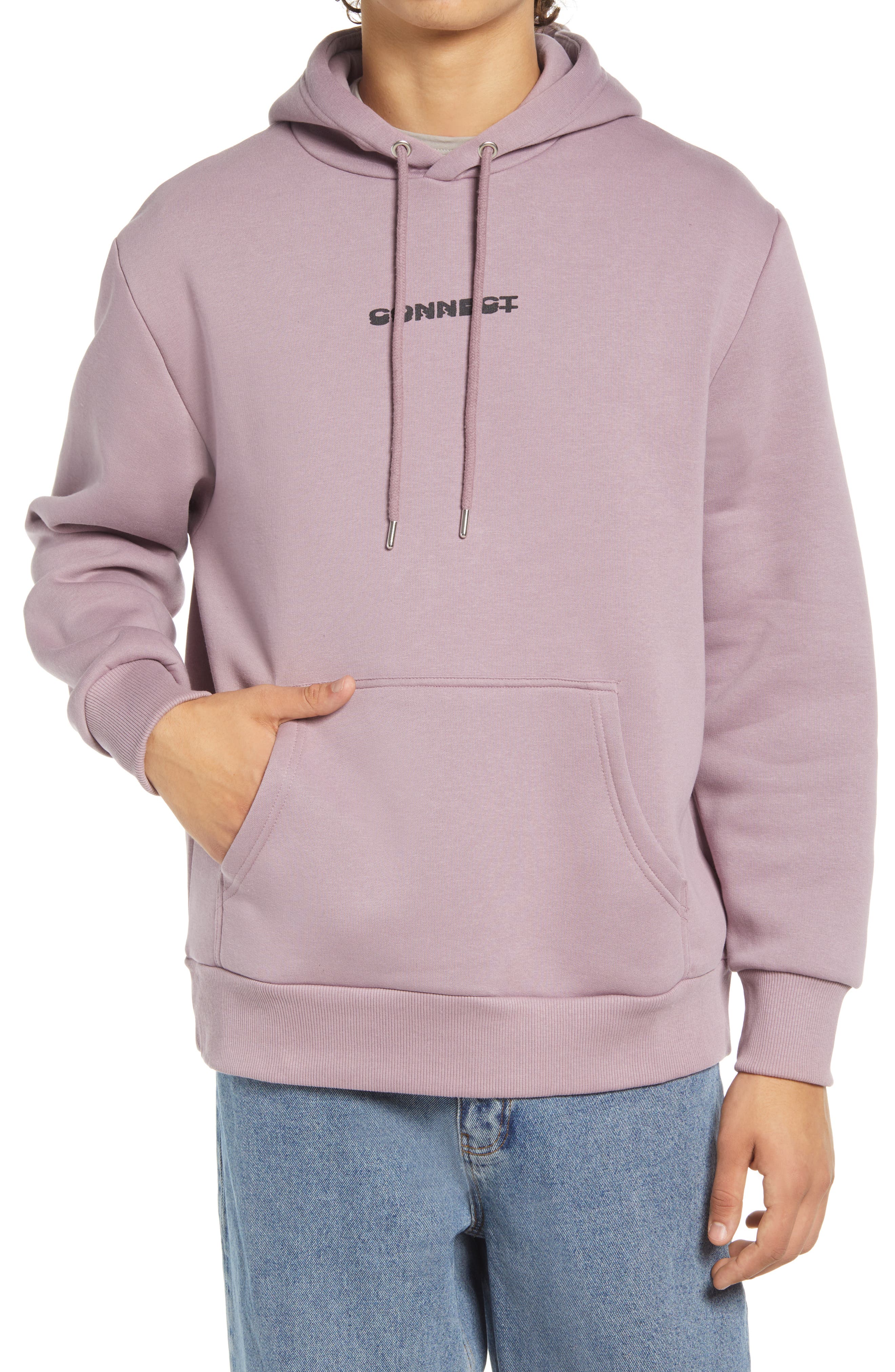 topman pink hoodie