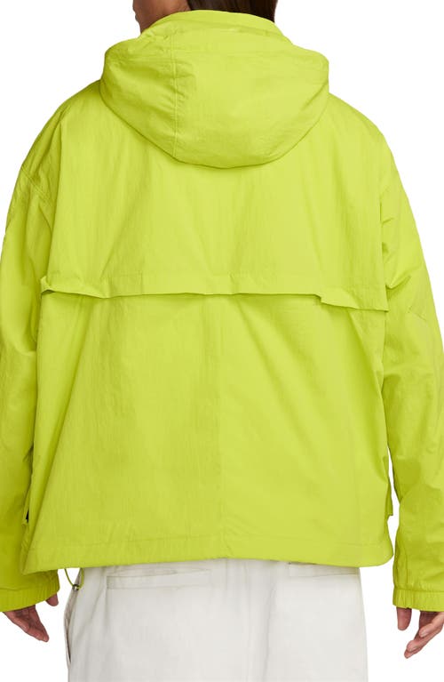 Shop Nike Tech Water Repellent Jacket In Bright Cactus/bright Cactus