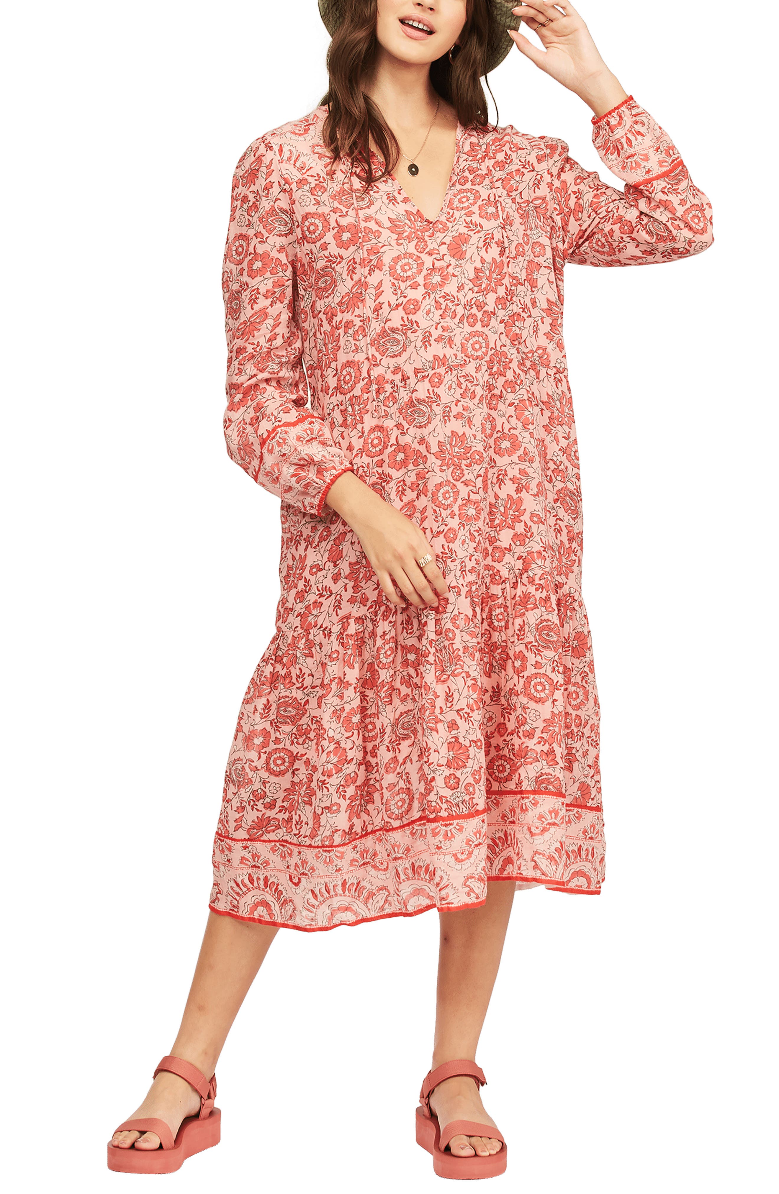 Long Sleeve Floral Dresses | Nordstrom Rack