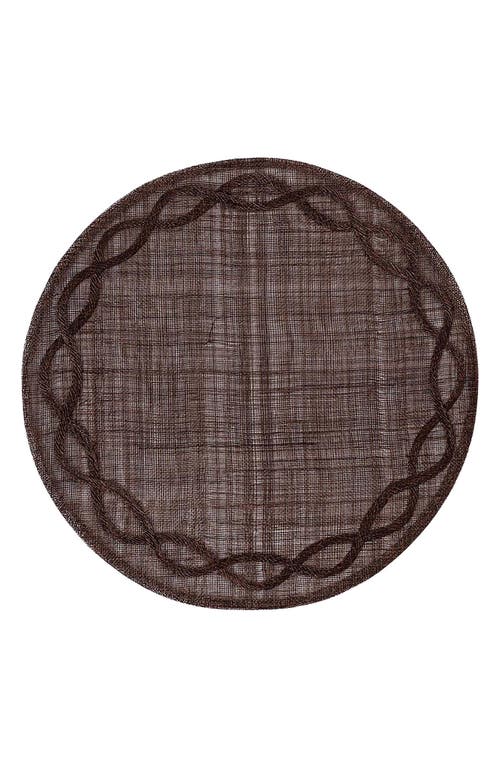 Juliska Tuileries Garden Placemats, Set Of 4 In Walnut