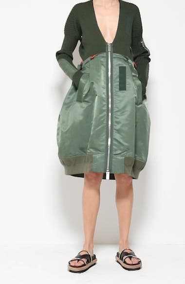 Sacai Mixed Media Jacket Dress