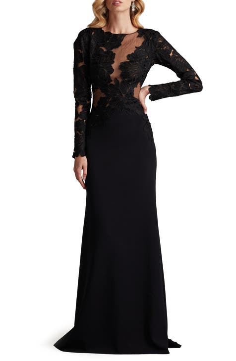 Fashion long sleeve evening gowns nordstrom