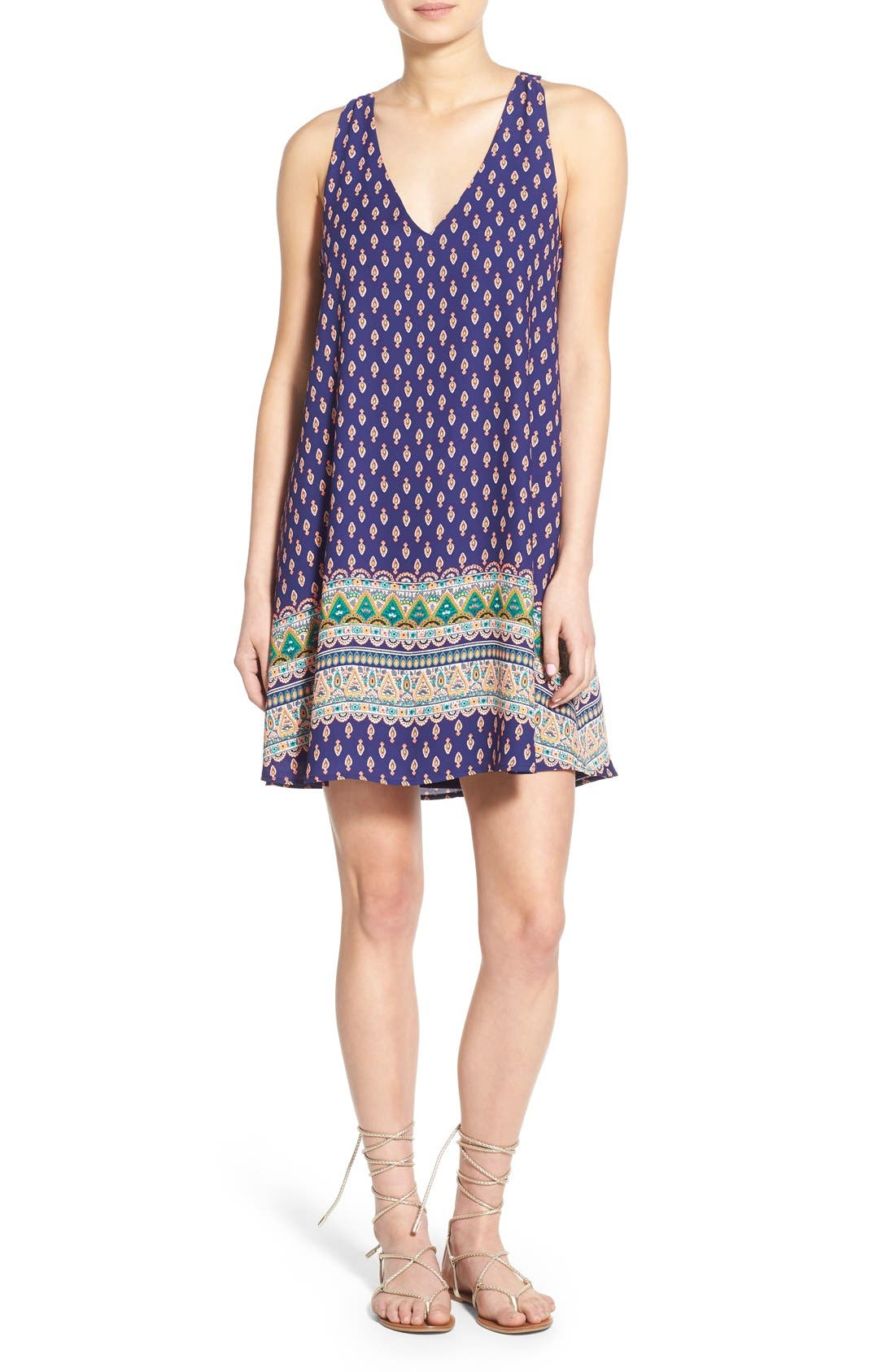 sienna sky polka dot dress