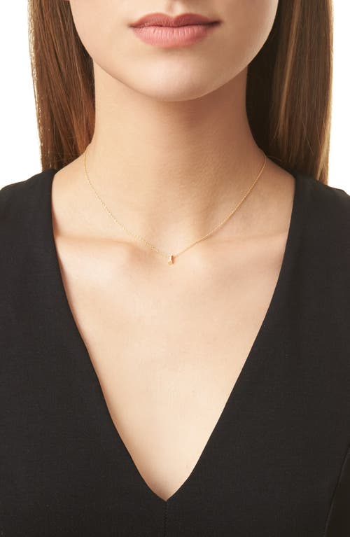 Bony Levy 18k Gold Pavé Diamond Initial Pendant Necklace In 18k Yellow Gold - I