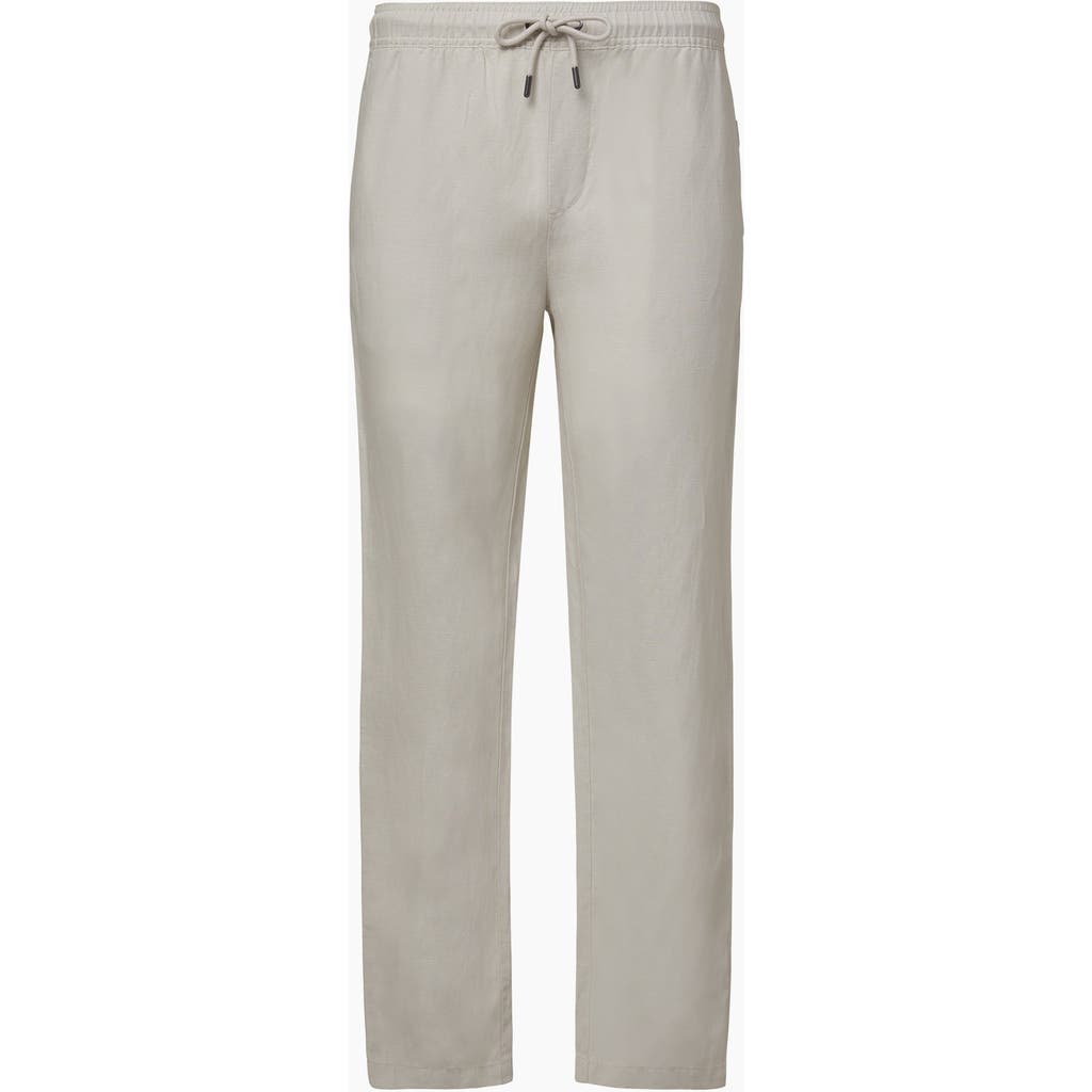 Onia Men's Linen-blend Drawstring Pants In Stone