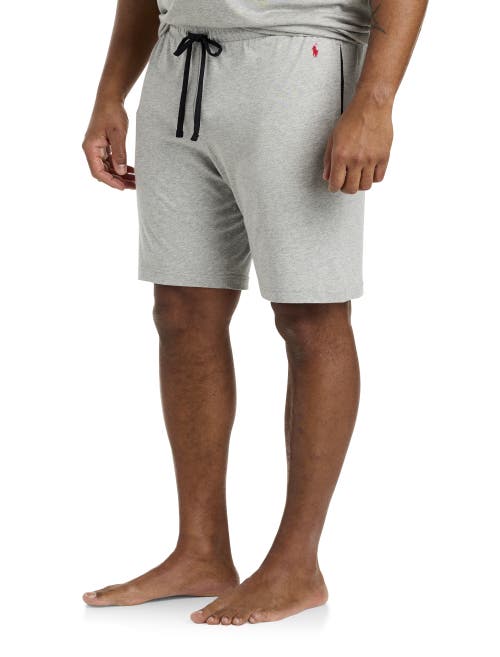 Shop Polo Ralph Lauren Supreme Comfort Sleep Shorts In Andover Heather