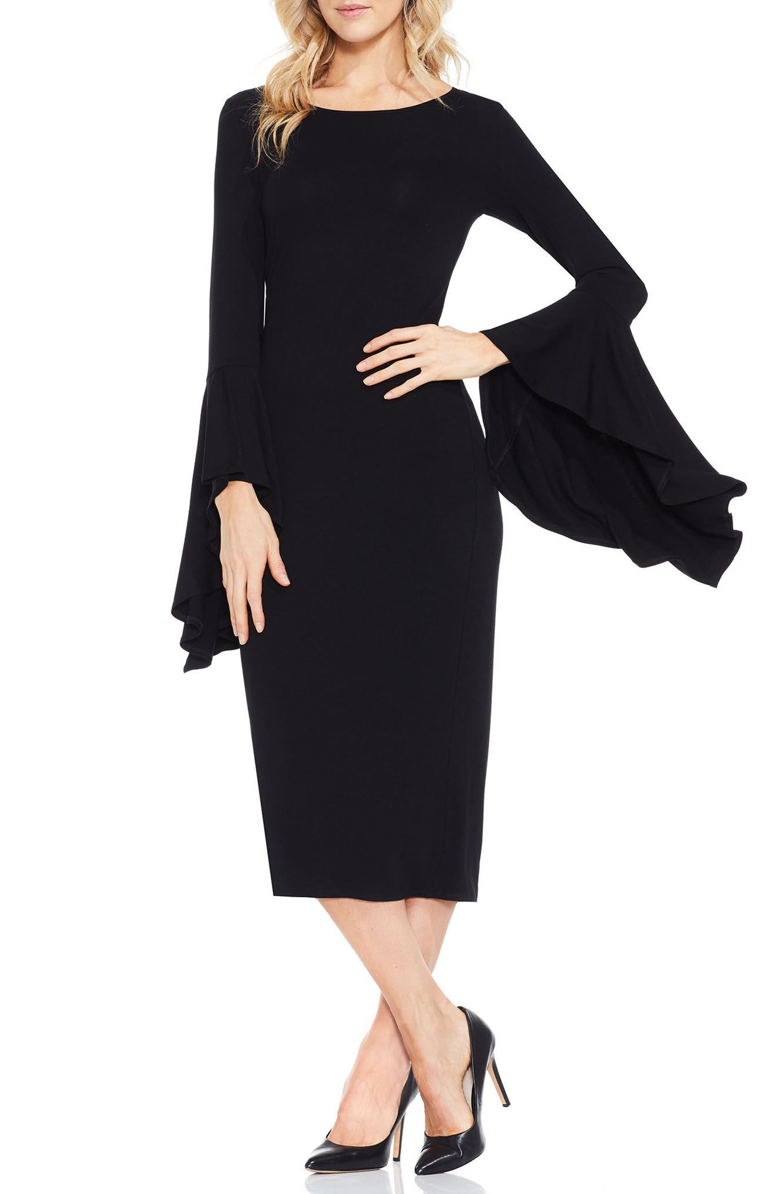 Vince Camuto Bell Sleeve Midi Dress Nordstrom