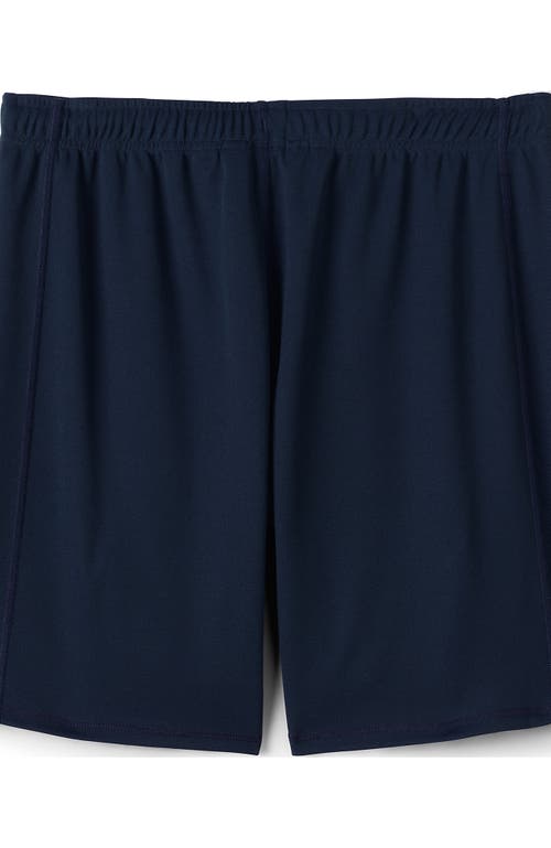 Lands' End School Uniform  Mesh Gym Shorts In Classic Navy