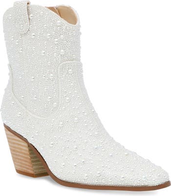 Crystal Embellished Western Boots