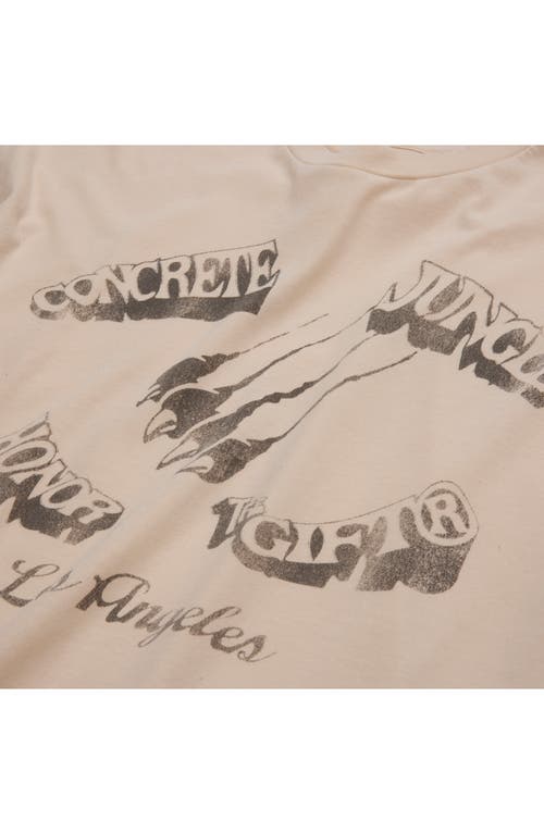 Shop Honor The Gift Concrete Jungle Graphic T-shirt In Cream