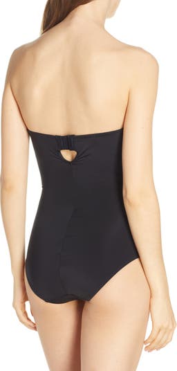 Wacoal 26809 Womens Black Red Carpet Strapless Shaping Bodysuit Size 34d  for sale online