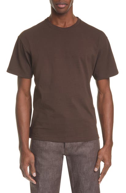 BOTTEGA VENETA COTTON CREWNECK T-SHIRT,617933VF1U0