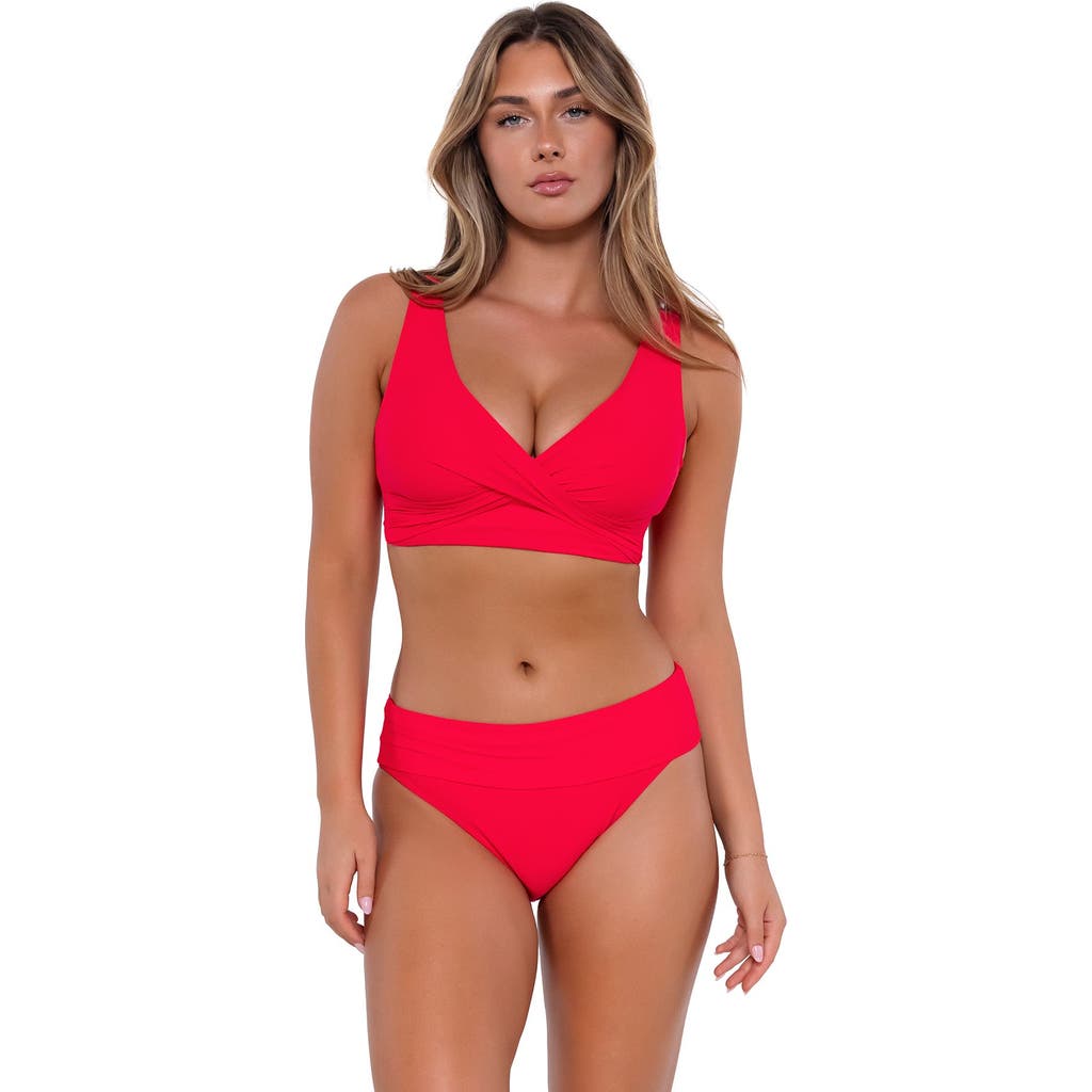 Sunsets Elsie Top-32d/34c In Geranium