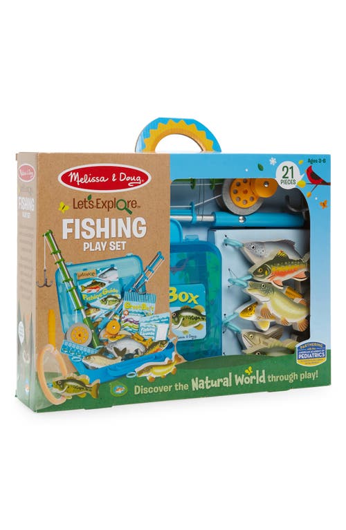 image Melissa & Doug Let's Explore Fishing Play Set In Blue At Nordstrom