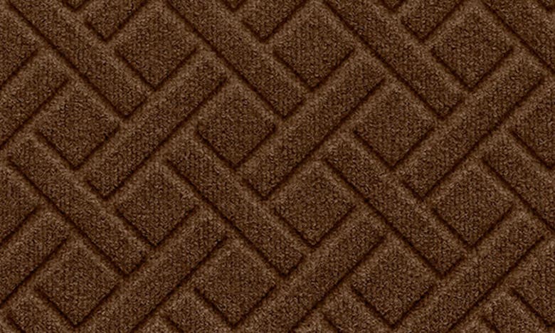 Bungalow Flooring Waterhog Lattice Floor Mat In Dark Brown