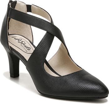 Lifestride low best sale heel pumps