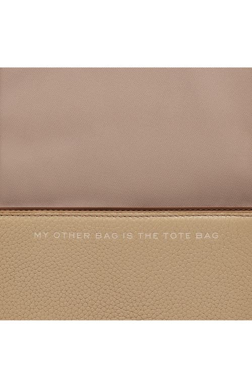 Marc Jacobs Brown Leather Shoulder Bag With Textured Finish In Brown
