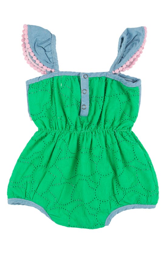 Shop Miki Miette Willa Tank Bubble Romper In Ipanema