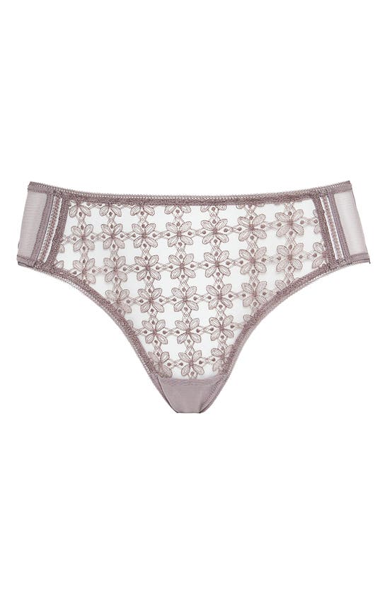 Huit Café Fleur Bikini Briefs In Taupe