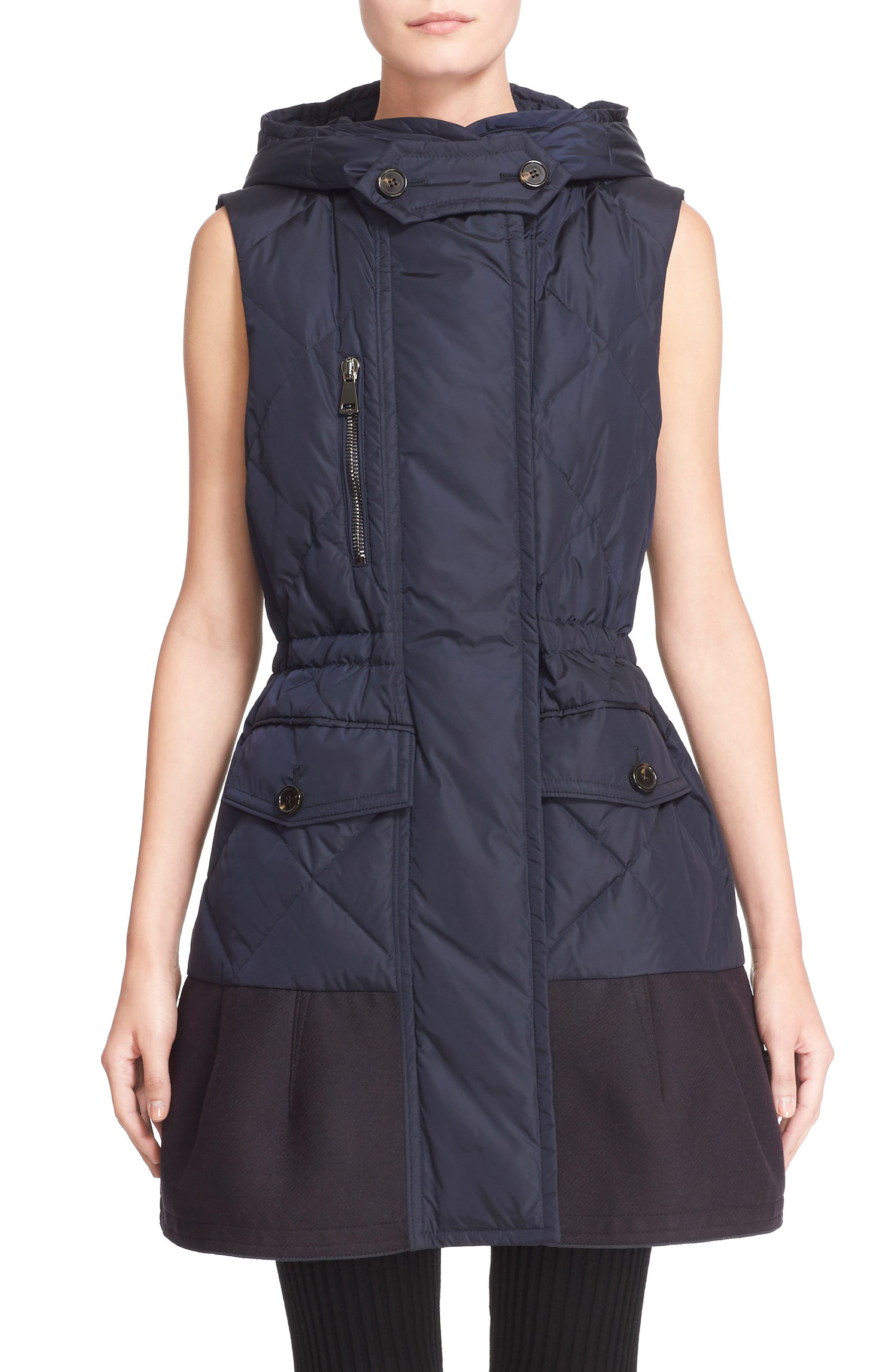 Moncler 'Eles' Water Resistant Quilted Hooded Down Vest Nordstrom