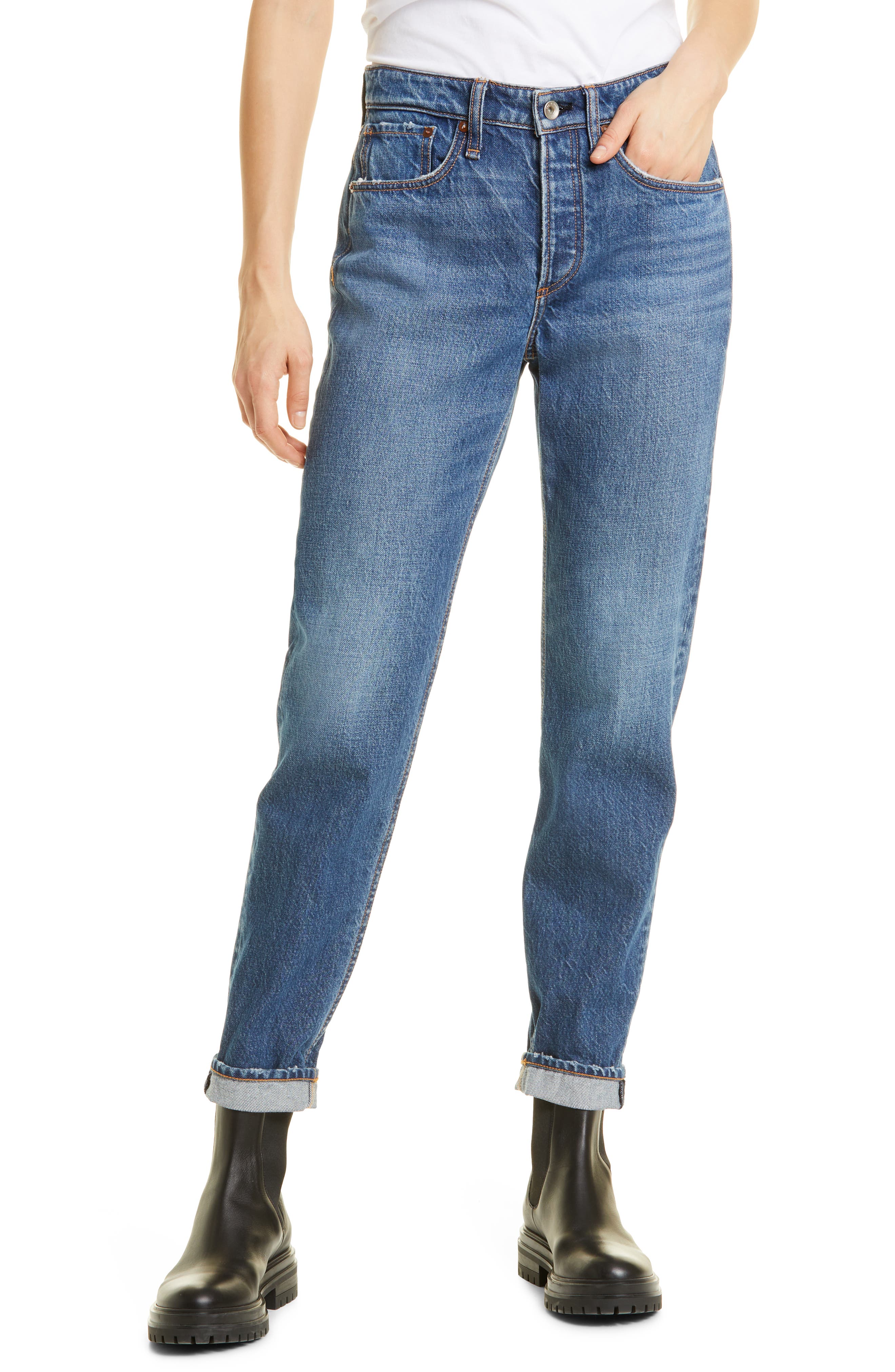 Women's High Rise Boyfriend Jeans | Nordstrom