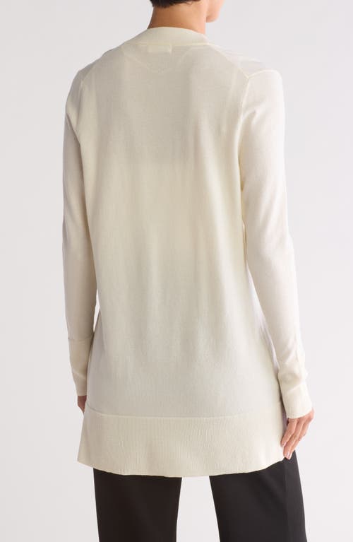 Shop Nordstrom Open Front Cardigan In Ivory Pristine