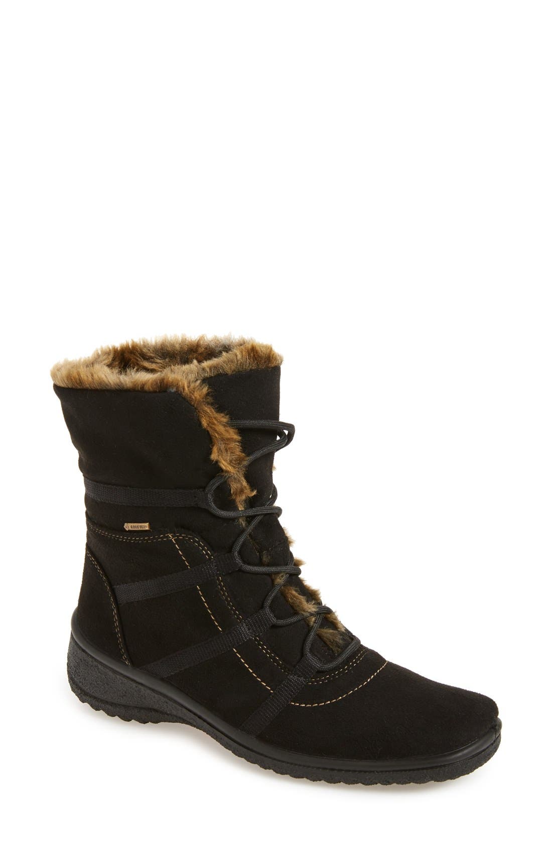 gore tex fur lined boots