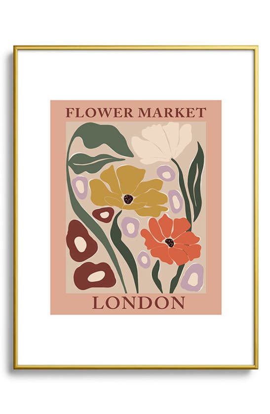 Shop Deny Designs Flower Market Framed Art Print In Pink