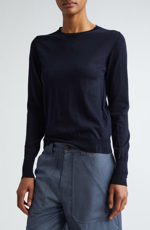 Golden Goose Virgin Wool Sweater In Navy