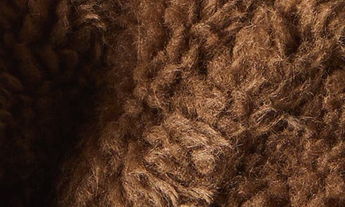 Reiss Brown 4-9 Yrs Longline Teddy Coat With Wool In Brown