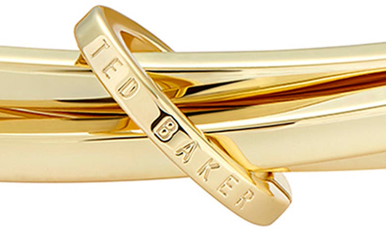 Shop Ted Baker London Huulia Bangle In Gold Tone