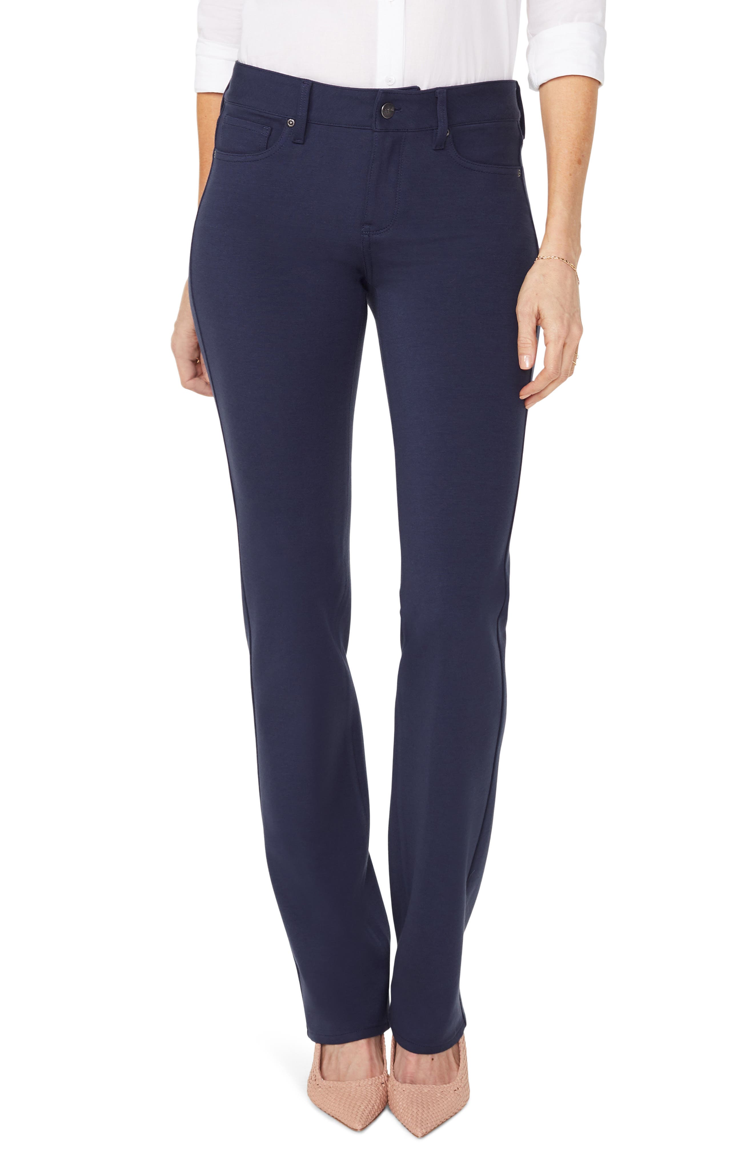 nydj marilyn straight leg ponte pants