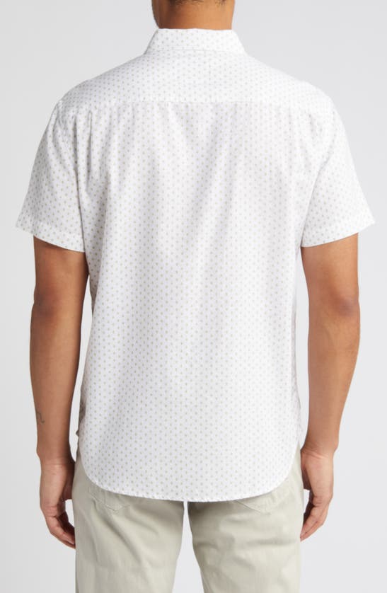 RAILS RAILS FAIRFAX DIAMOND PRINT SHORT SLEEVE COTTON BUTTON-UP SHIRT 