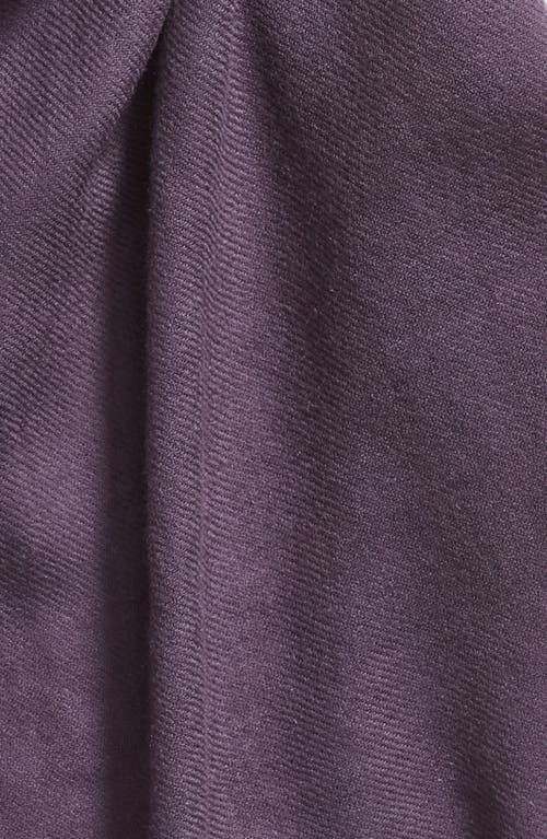 Shop Nordstrom Tissue Weight Wool & Cashmere Scarf In Purple Night