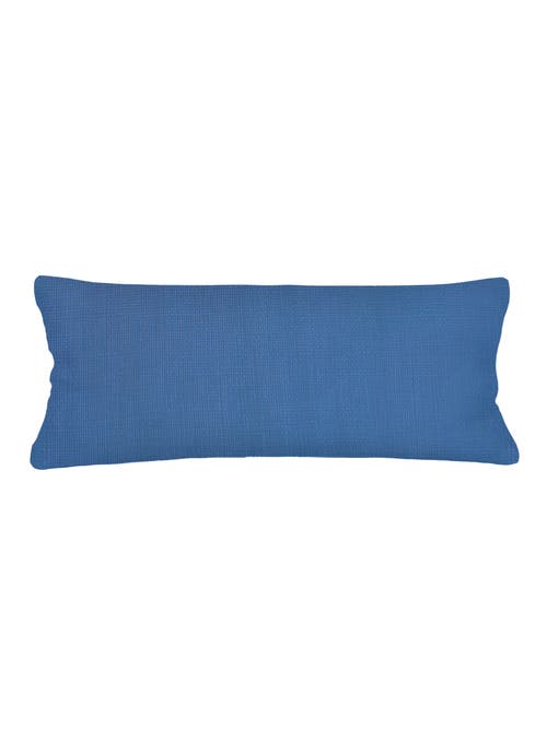Anaya So Soft Linen Pillow Down Alternative Insert In Cobalt Blue