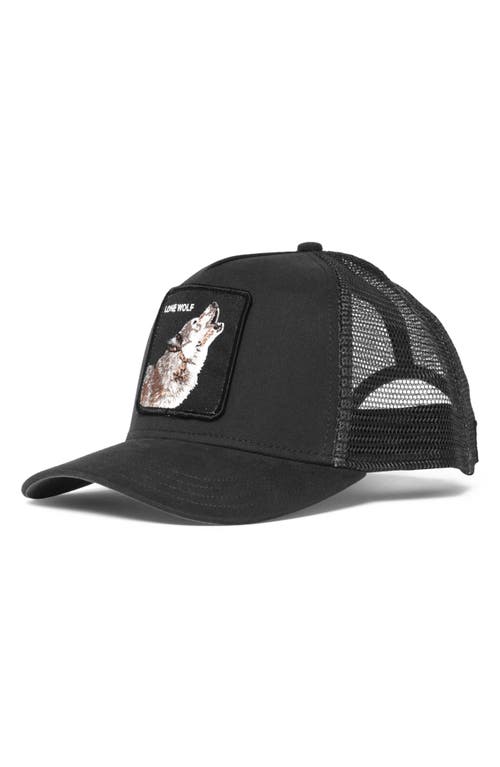 Goorin Bros. The Lone Wolf Trucker Hat in Black at Nordstrom